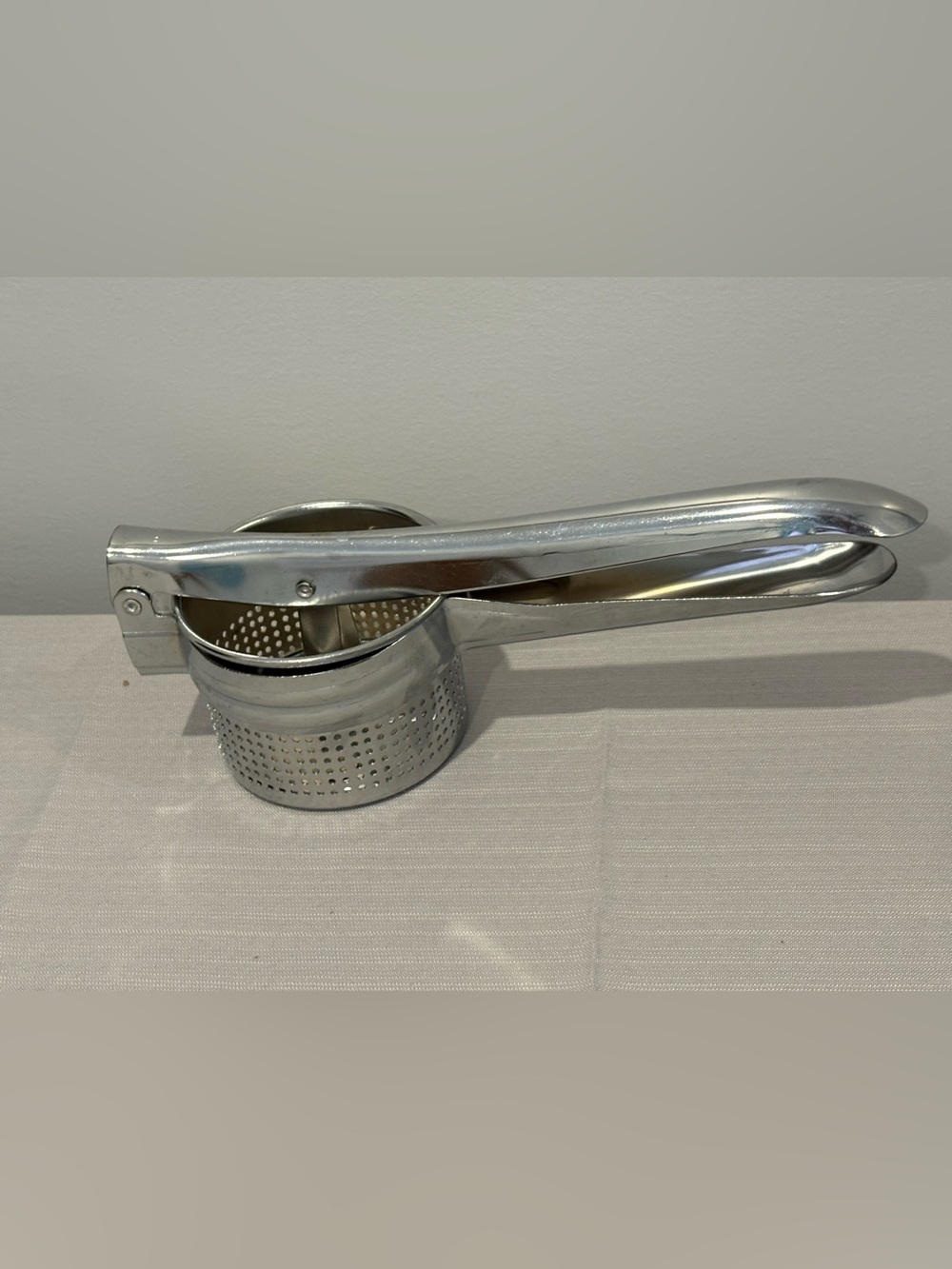 Stainless Steel Garlic Press in Silver M60